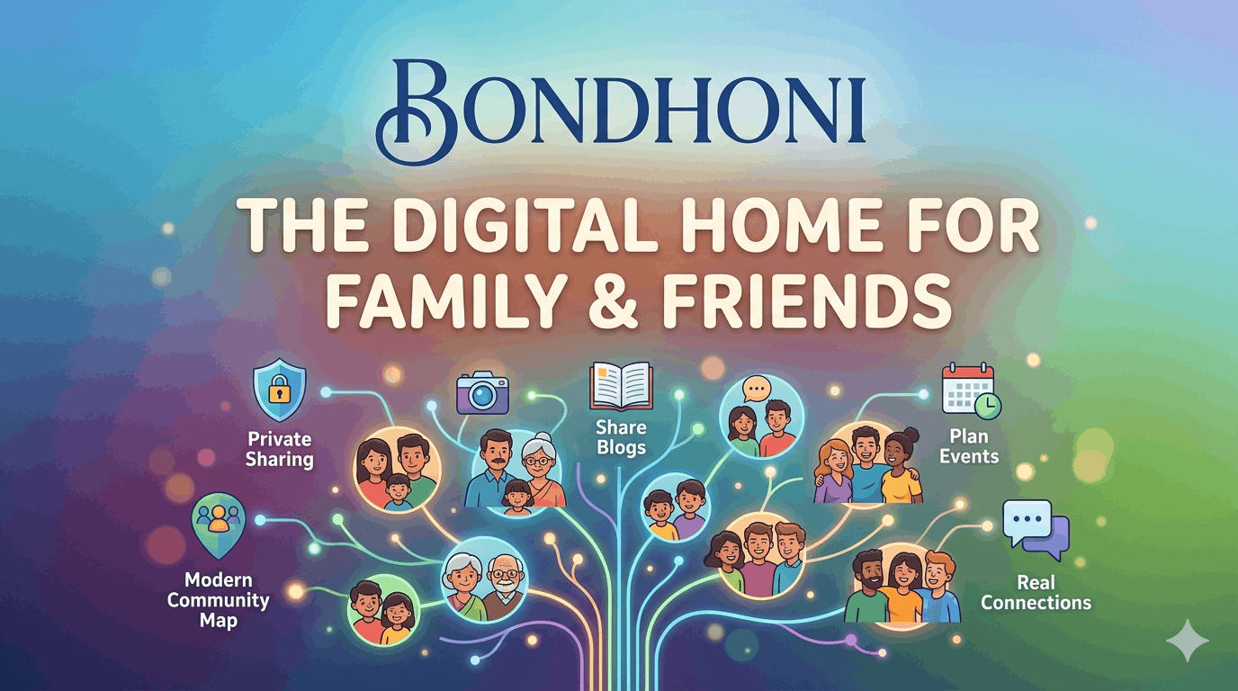 Introducing Bondhoni: Your Private Space for Family, Friends, and Memories